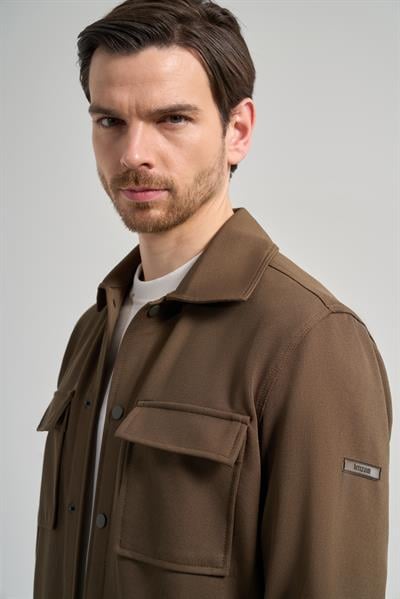 Vizon Armürlü Bebe Yaka Kendinden Pamuklu Garnisiz-Biyesiz Standart Fit Mont 1007245163