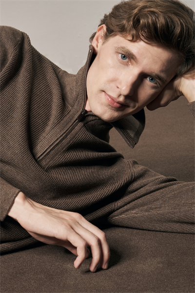 Vizon Fermuarlı Yarım Balıkçı Uzun Kol Cepsiz Comfort Fit Casual Pamuklu Triko Kazak 1012255204