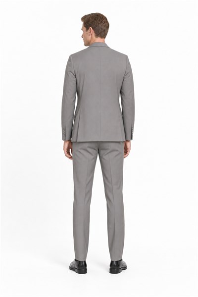 Vizon Mono Yaka 6 Drop Slim Fit Yarım Astar Esnek Takım Elbise 1001260162