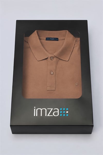 Vizon Polo Yaka Pike Kısa Kol Slim Fit Pamuklu Tişört 1011260170
