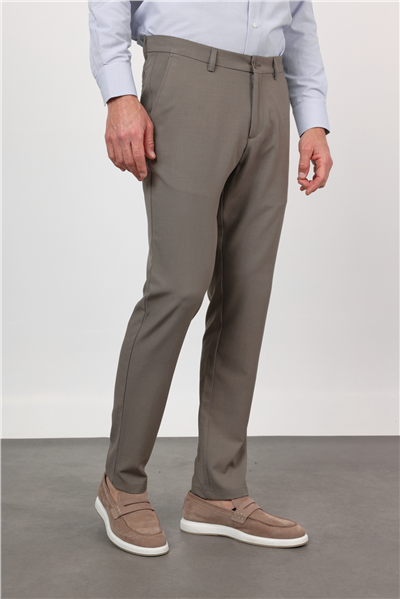 Yan Cep Comfort Fit Esnek Chino Pantolon 1003260171