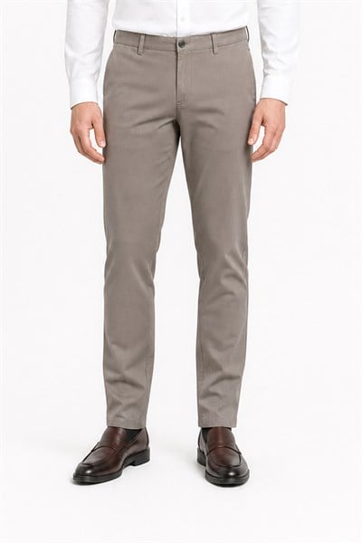 Vizon Yan Cep Comfort Fit Pamuklu Chino Pantolon 1003260172