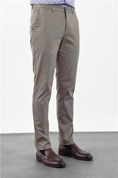 Yan Cep Comfort Fit Pamuklu Chino Pantolon 1003260172