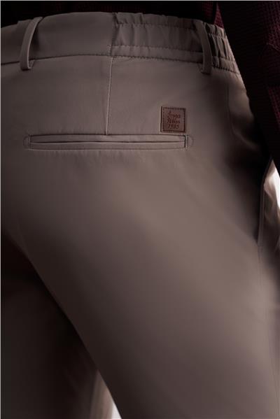 Vizon Yan Cep Düz Paça  Slim Fit Chino Casual Pantolon 1003255158