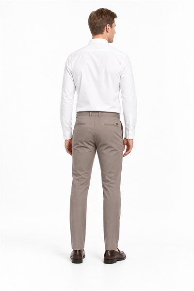 Vizon Yan Cep Slim Fit Pamuklu Chino Pantolon 1003260168