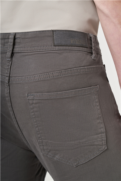 Yeşil 5 Cep Gabardin Slim Fit Pamuklu Denim Jean Kot Pantolon 1003260317