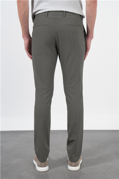 Yeşil Yan Cep Slim Fit Esnek Jogger Pantolon 1003260179