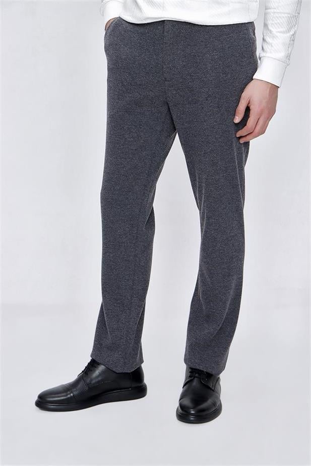 Örme Slim Fit Dar Kesim Klasik Pantolon 1003220163-42