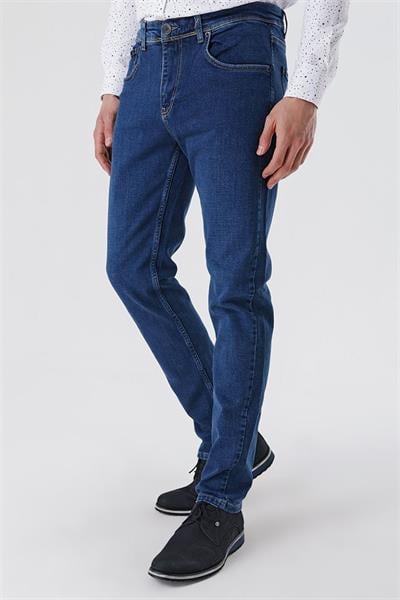 Gabardin Pamuklu 5 Cep Slim Fit Dar Kesim Casual Denim Pantolon 1023230112-31