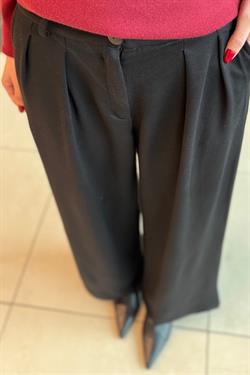 T1009 Modern Rahat Kesim Pantolon - Siyah