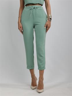 Z1222 Lastikli Havuç Paça Pantolon - Mint
