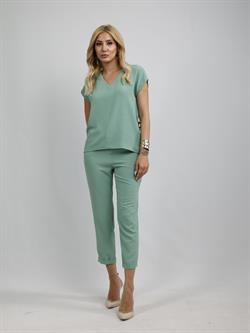 Z1222 Lastikli Havuç Paça Pantolon - Mint