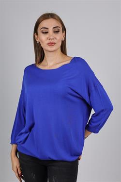 Z1457 Bisiklet Yaka Triko - Sax