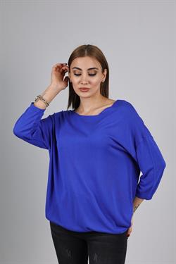 Z1457 Bisiklet Yaka Triko - Sax