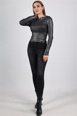 Z1464 KLS11 Klasik Denim Pantolon - Siyah