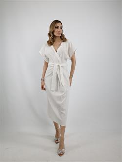 Z1721 0280 Elbise - Beyaz