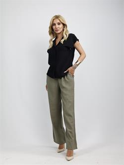 Z1839 Tensel Palazzo Pantolon - Haki