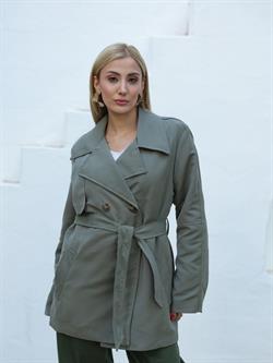 Z1867 38102 Trenchcoat - Haki