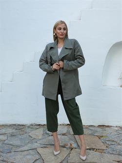 Z1867 38102 Trenchcoat - Haki