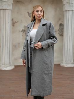 Z1941 9516 Kaşe Kaban - Antrasit