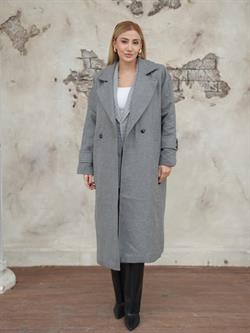 Z1941 9516 Kaşe Kaban - Antrasit