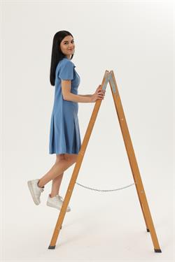 Z2013 8474 Elbise - İndigo