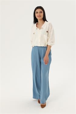 Z2017 51020 Tencel Pantolon - Mavi