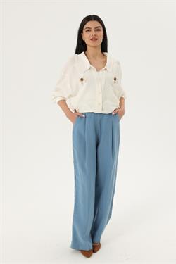 Z2017 51020 Tencel Pantolon - Mavi