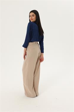 Z2017 51020 Tencel Pantolon - Taş