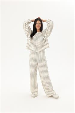 Z2019A 51132 Pantolon - Taş/Siyah