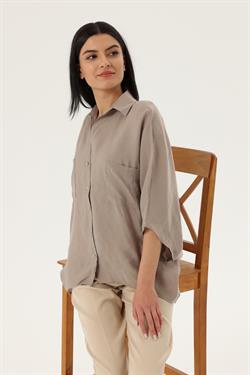 Z2031 4925 Oversize Gömlek - A. Vizon
