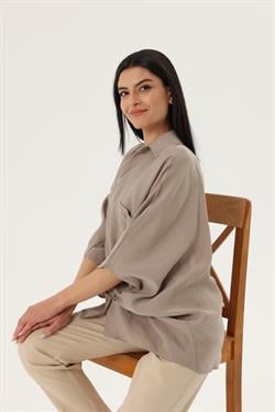 Z2031 4925 Oversize Gömlek - A. Vizon