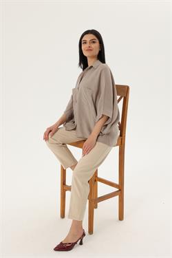 Z2031 4925 Oversize Gömlek - A. Vizon