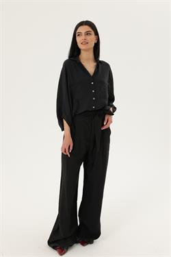 Z2031 4925 Oversize Gömlek - Siyah