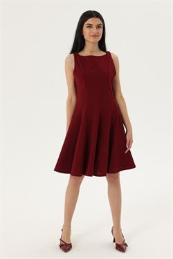 Z2050 3231 Elbise - Bordo