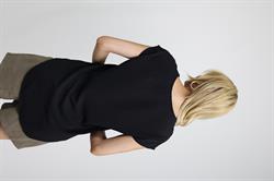 Z2085 V Yaka Bluz - Siyah