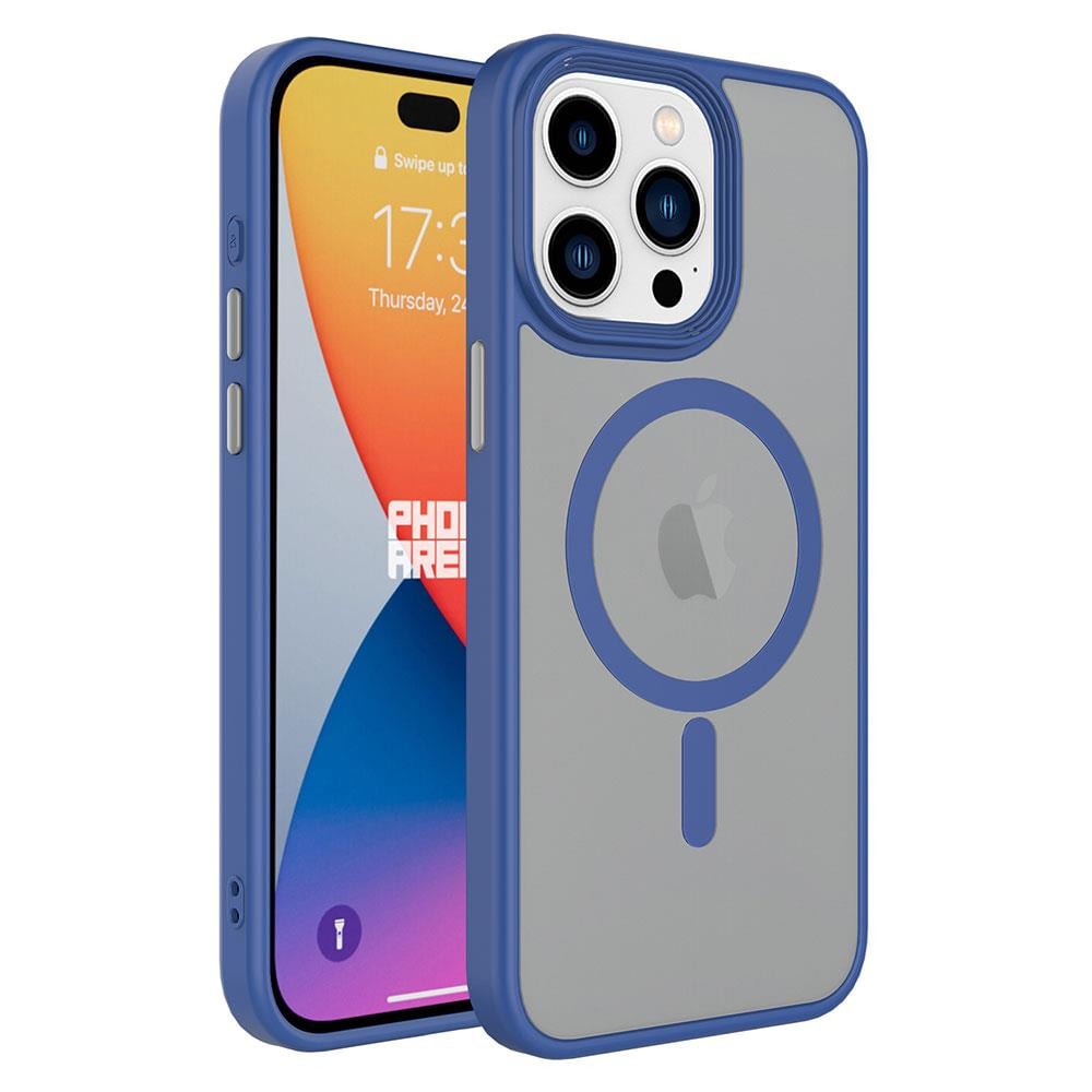 Flet Serisi Mavi Magsafe 15 Pro Max 