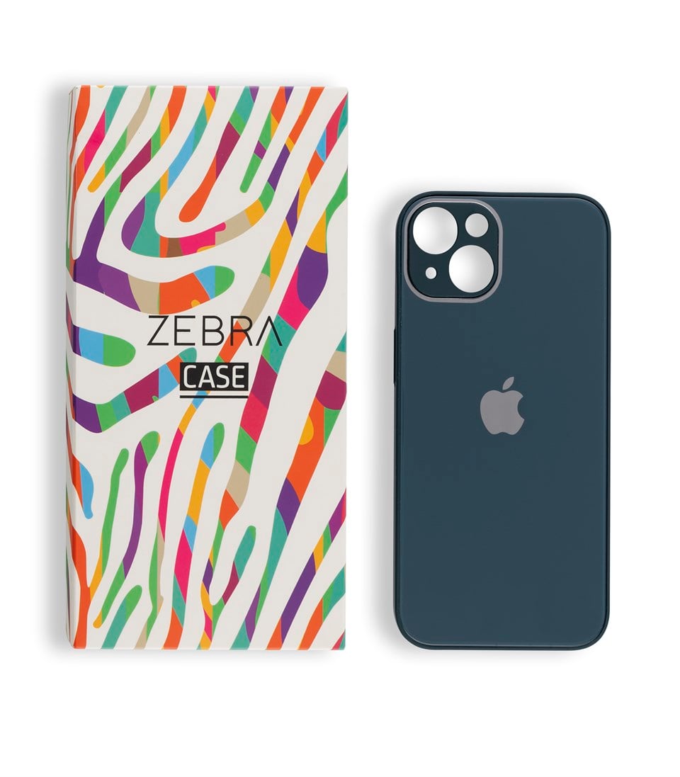 Iphone 13 Çam Yeşili Glass Serisi Kılıf
