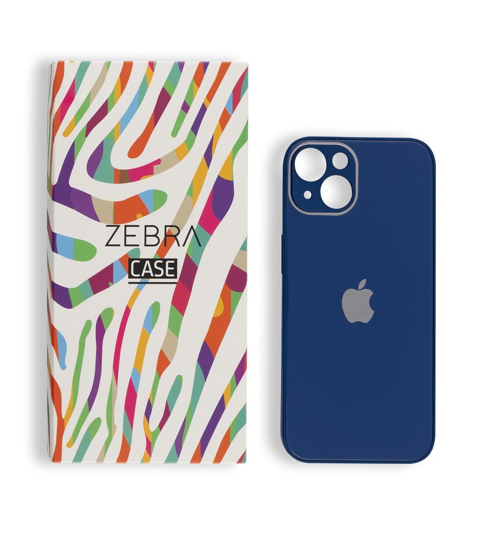 Iphone 13 Midnight Blue Glass Serisi Kılıf
