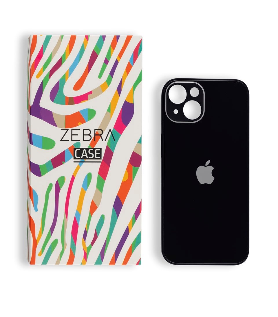 Iphone 13 Siyah Glass Serisi Kılıf