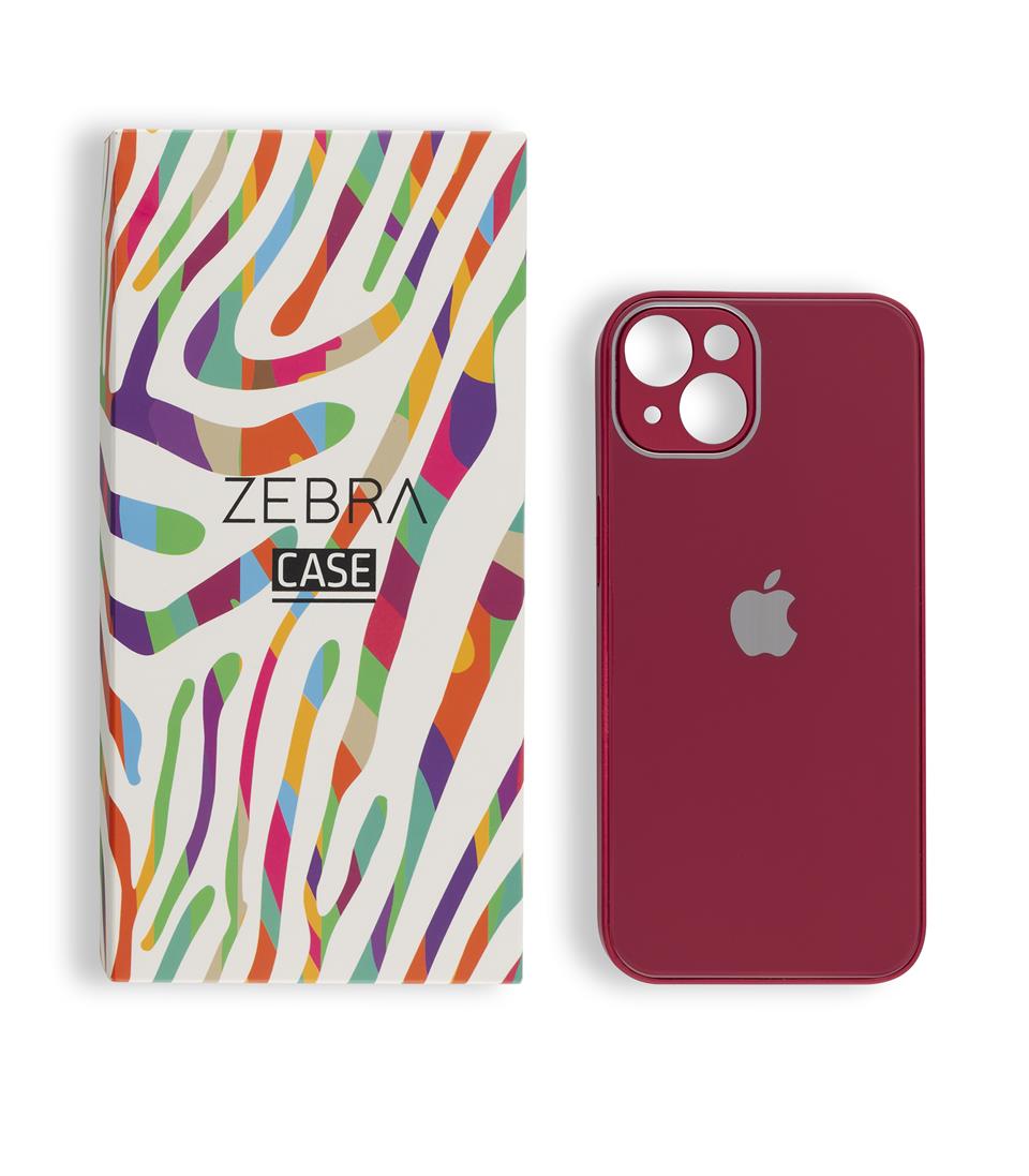 Iphone 14 Plus Kırmızı Glass Serisi Kılıf