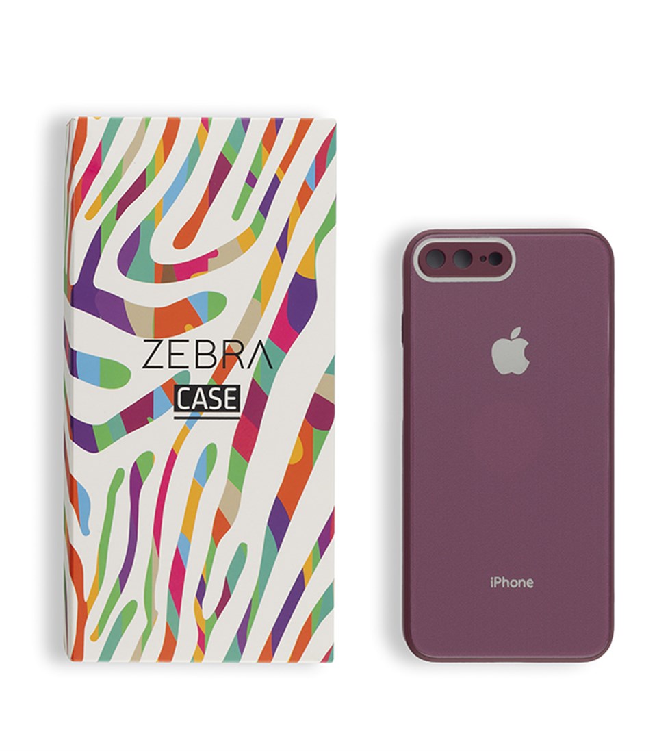 Iphone 7 Plus / 8 Plus Mürdüm Glass Serisi Kılıf