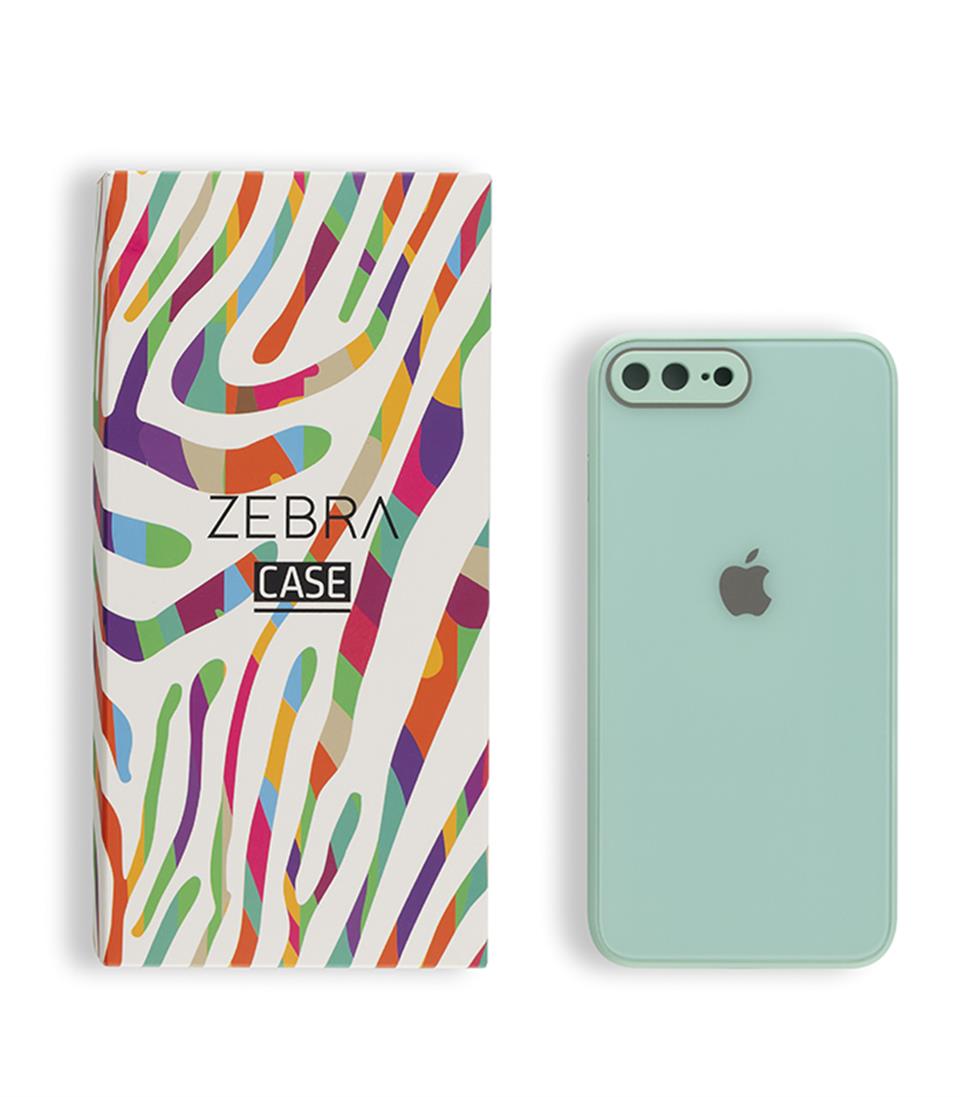 Iphone 7/8 Plus Water Blue Glass Serisi Kılıf