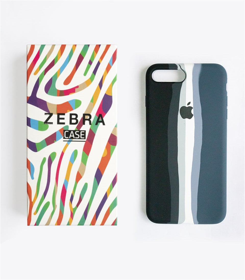 Iphone 7Plus/8Plus Rainbow Black Lansman Kılıf