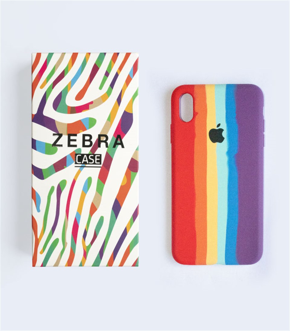 Iphone X/Xs Rainbow  Lansman Kılıf