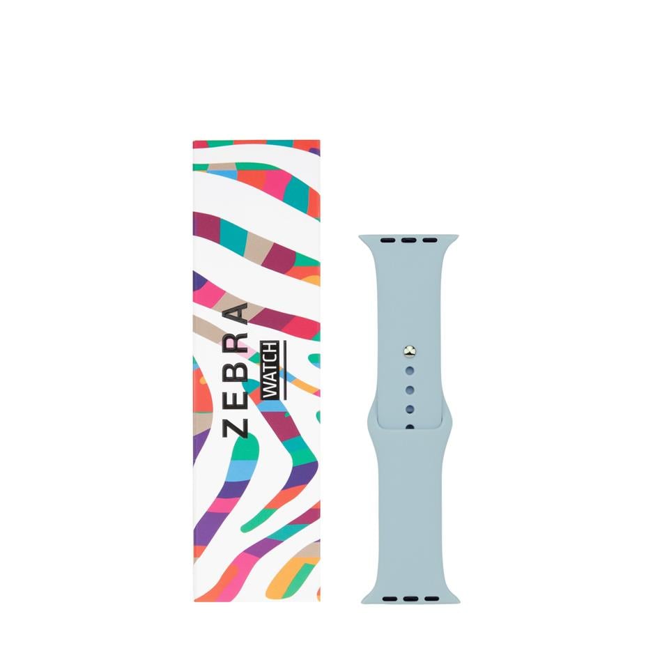 Baby Blue Silikon Apple Watch Kordon 