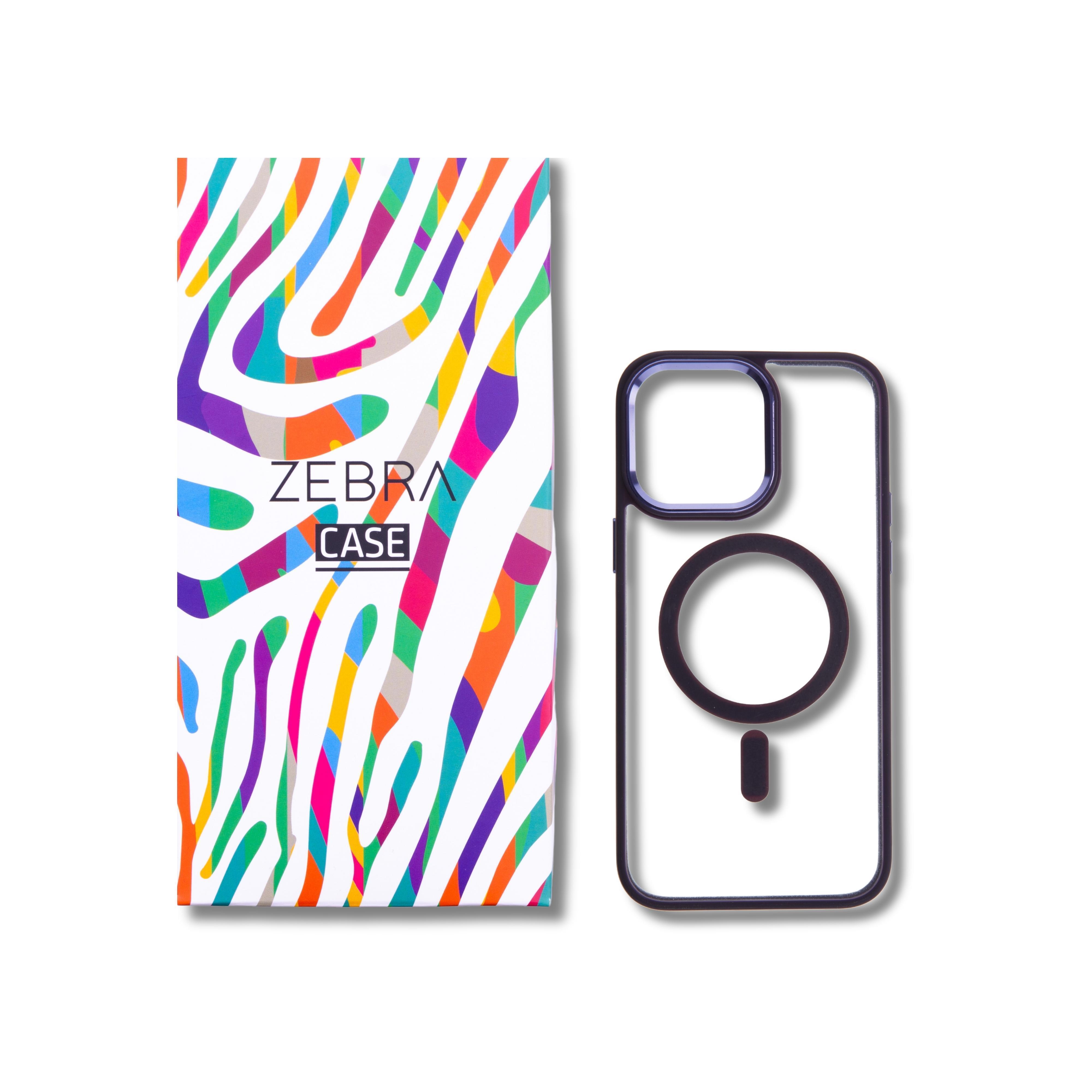 Hibrit Serisi Derin Mor 14 Pro Max MagSafe Destekli Kılıf