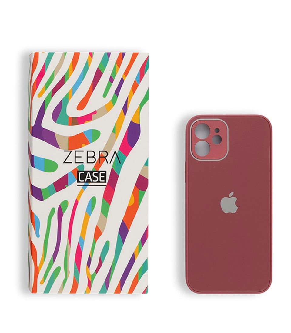 Iphone 11 Kırmızı Glass Serisi Kılıf