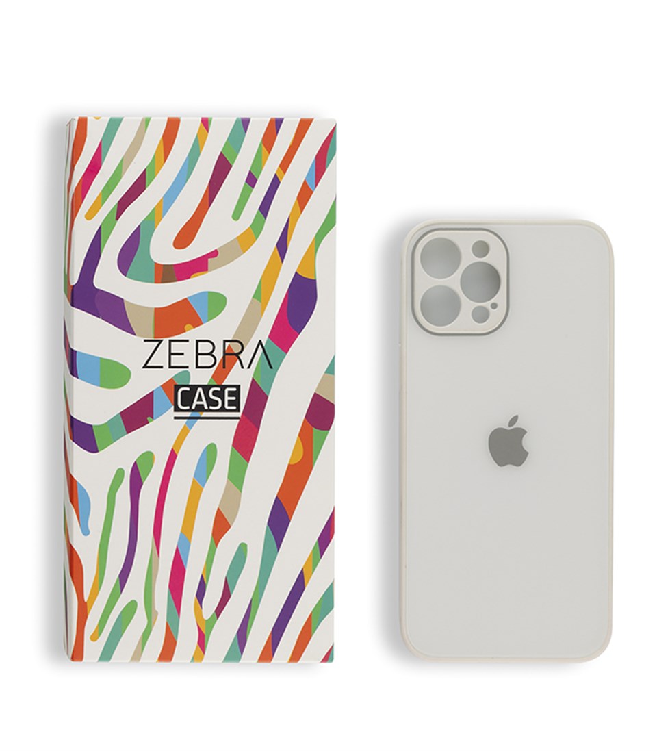 Iphone 11 Pro Max Beyaz Glass Serisi Kılıf