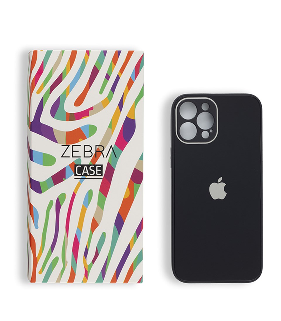 Iphone 11 Pro Max Siyah Glass Serisi Kılıf